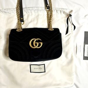 Gucci Marmont Velvet mini bag purse